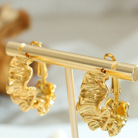 Rope Huggie Hoop Earrings