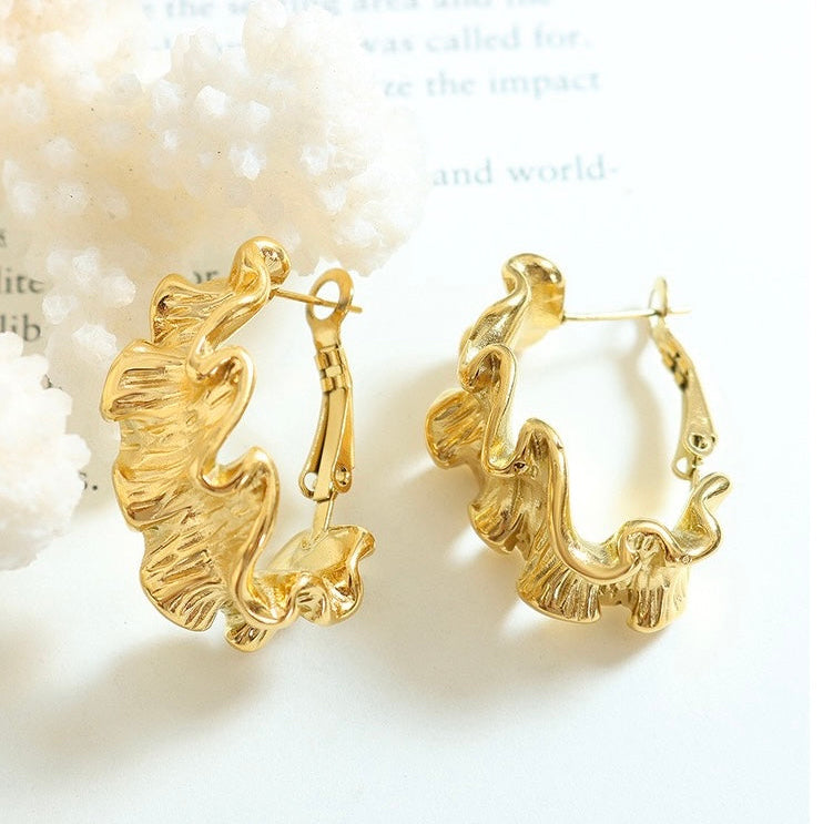 Rope Huggie Hoop Earrings