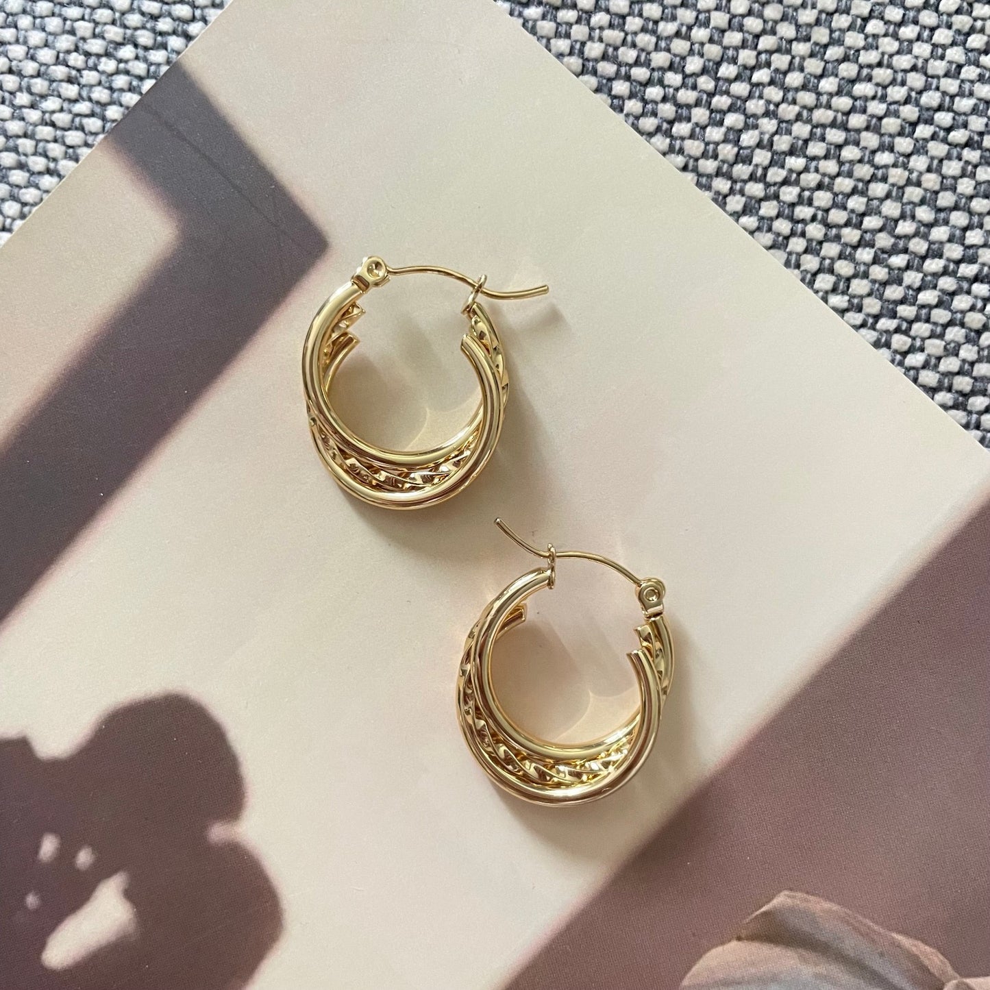 Riva Lux Hoops Earrings