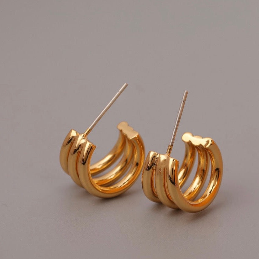 Modern Hoop Earrings