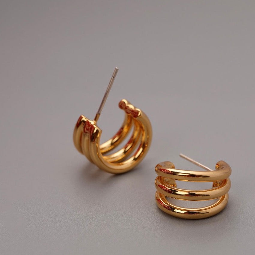 Modern Hoop Earrings