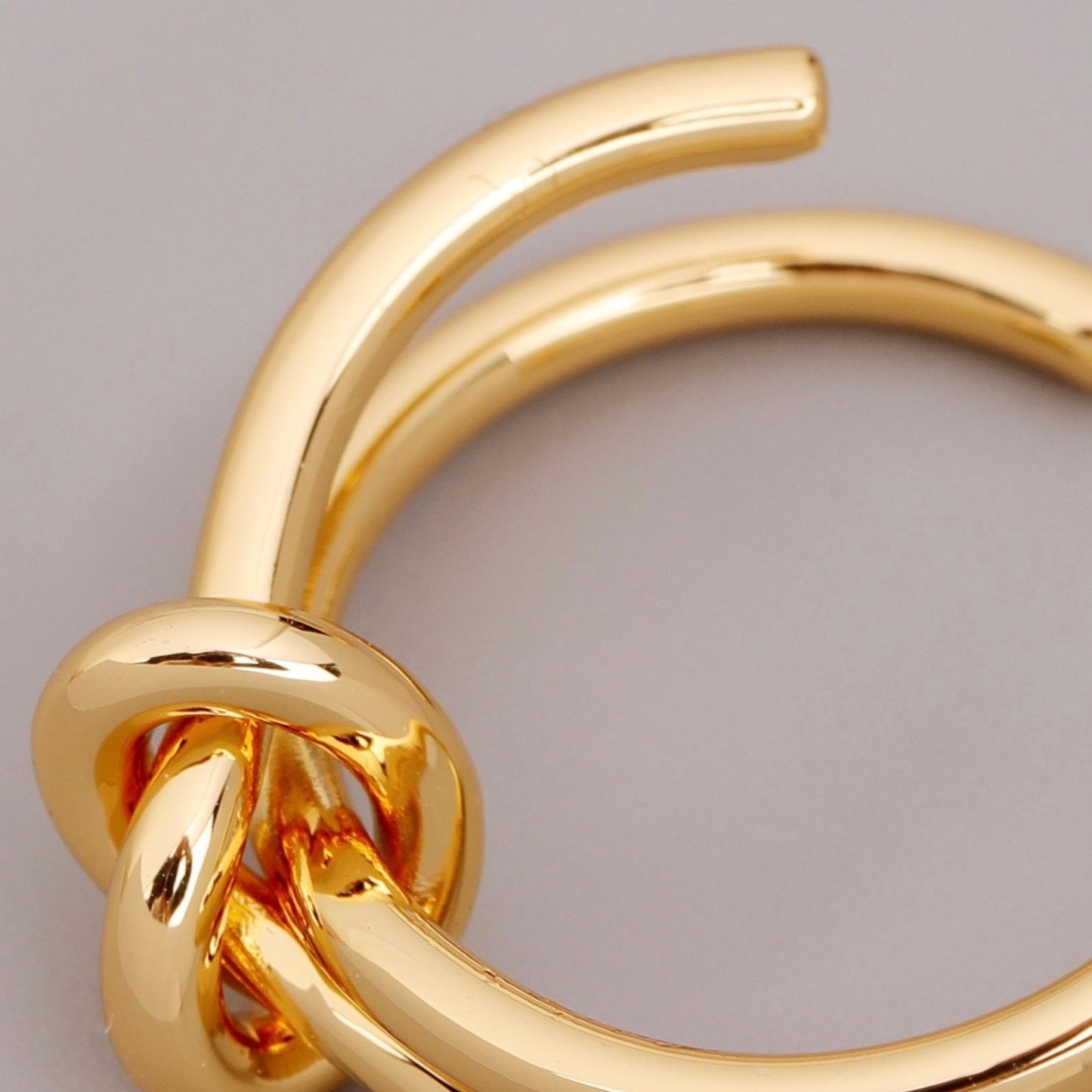 Golden Knot Ring