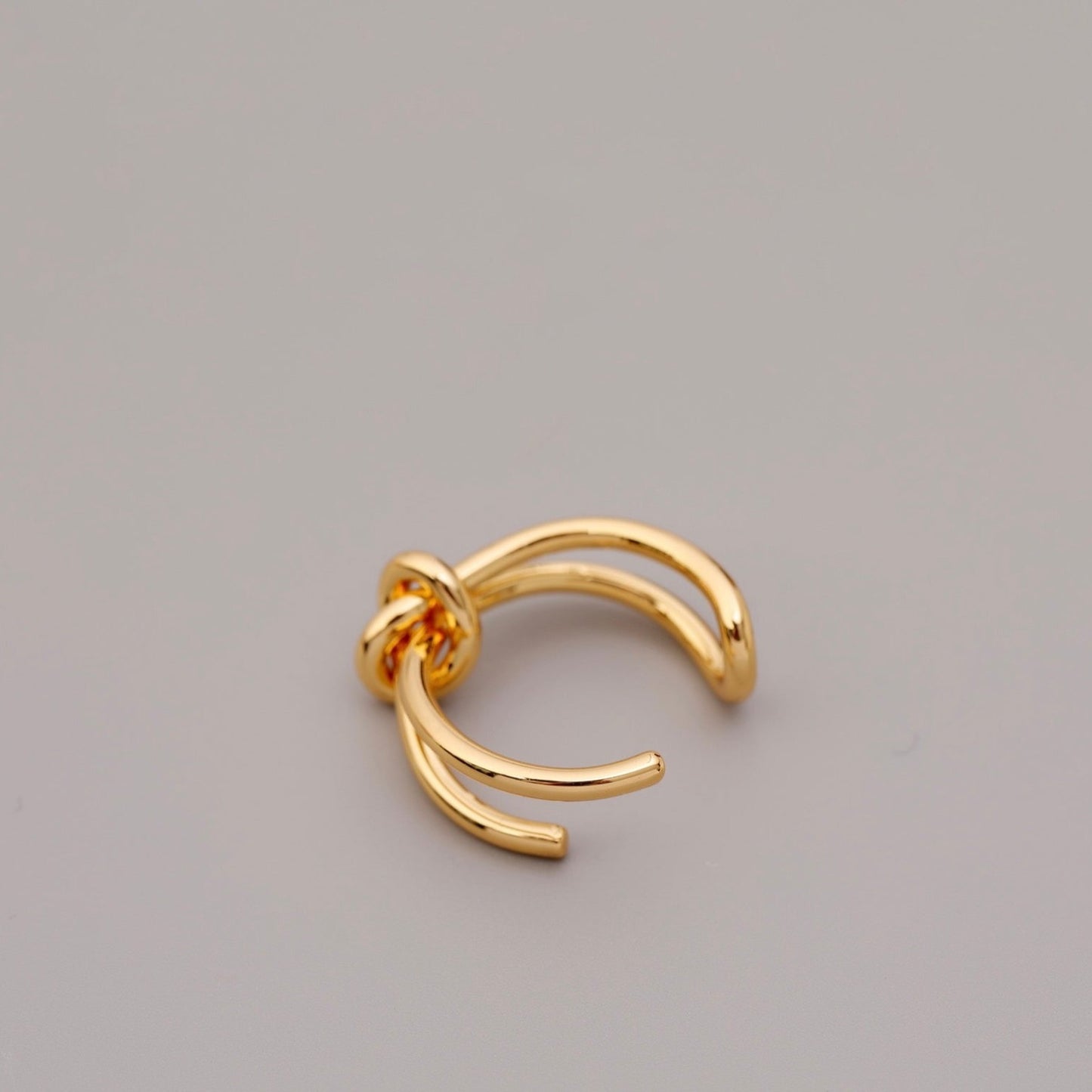 Golden Knot Ring