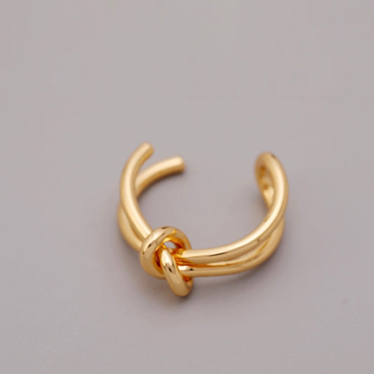 Golden Knot Ring