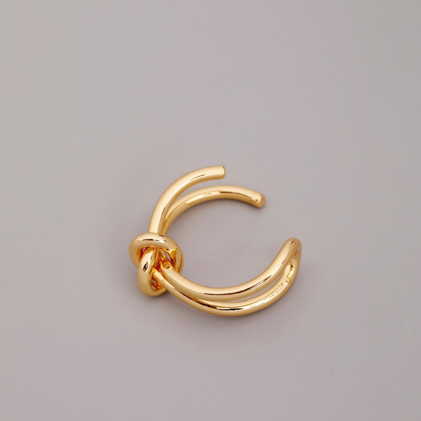 Golden Knot Ring