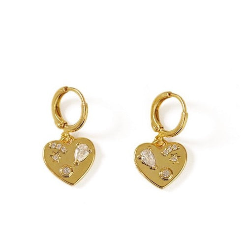 Sassy Heart Earrings