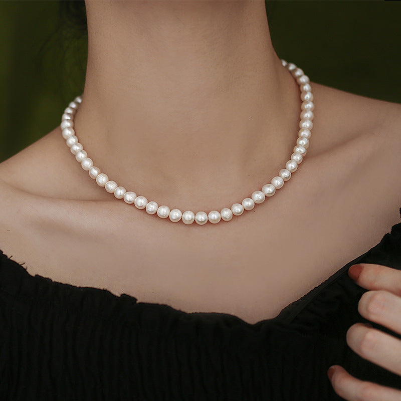 Nura Pearl Fine Chain Necklace