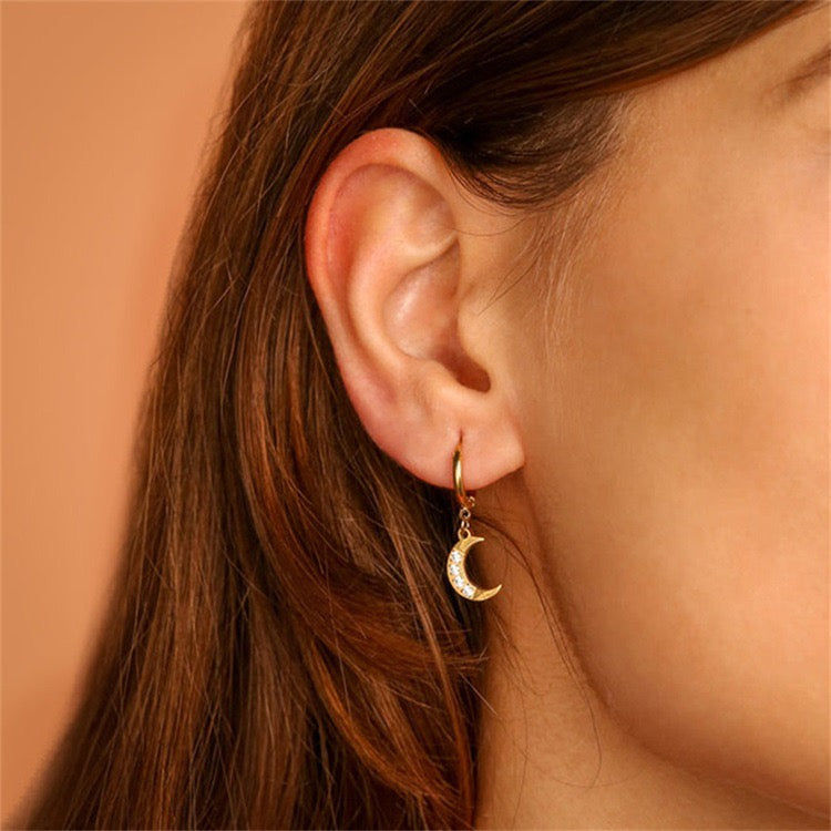 Mini Drop Shining Earrings