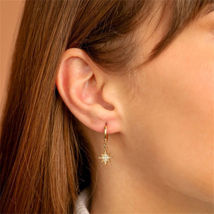 Mini Drop Shining Earrings