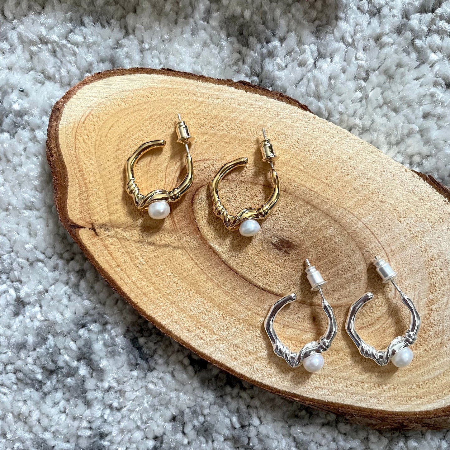 Kacy Earrings (Golden / Silver)