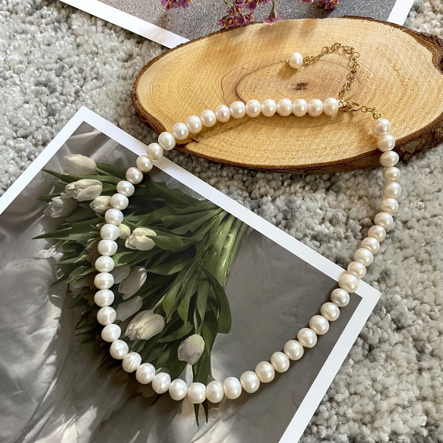 Nura Pearl Fine Chain Necklace