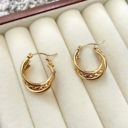 Riva Lux Hoops Earrings