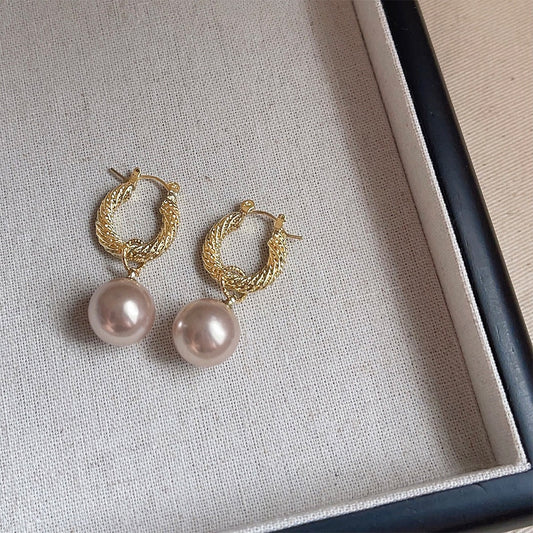 Licz  Pearl Drop Earrings