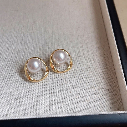 Rio Pearl Hoops Earrings