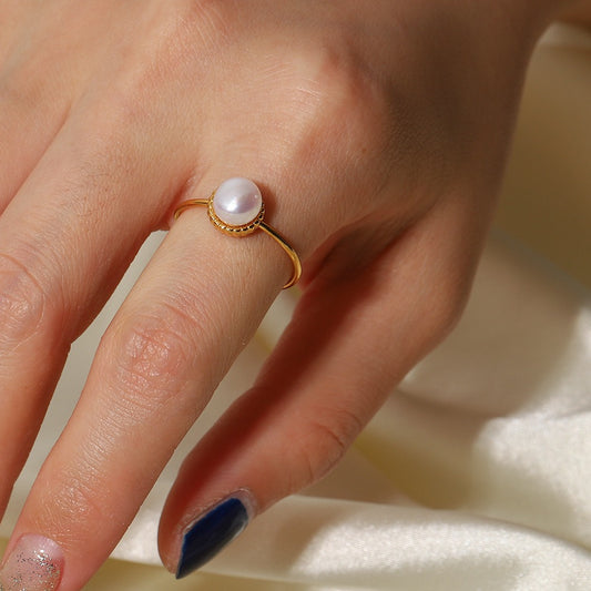 Rio Pearl Stacking Ring