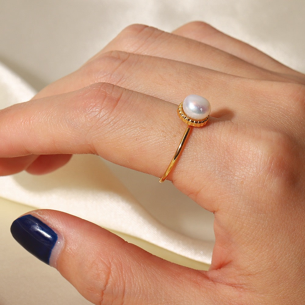 Rio Pearl Stacking Ring