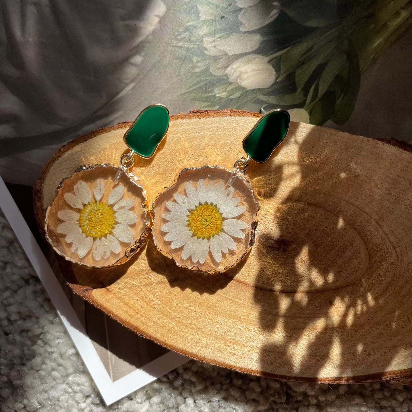 Daisy Flower Earrings