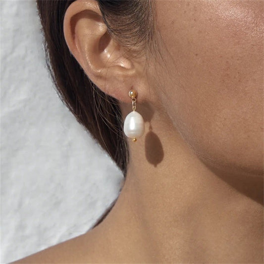 Delightful Pearl Stud Earrings