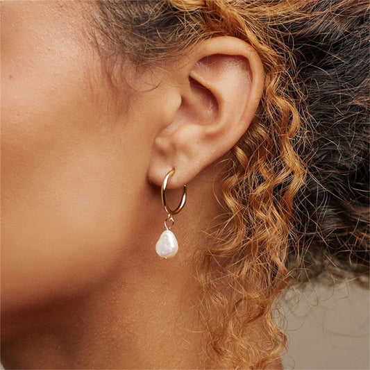 Boucles d'oreilles en perles exquises