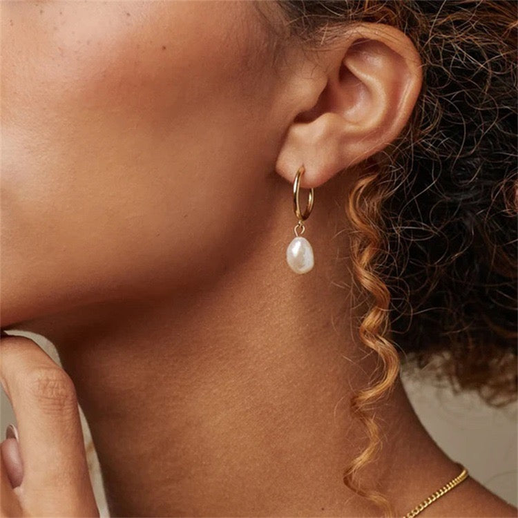 Boucles d'oreilles en perles exquises