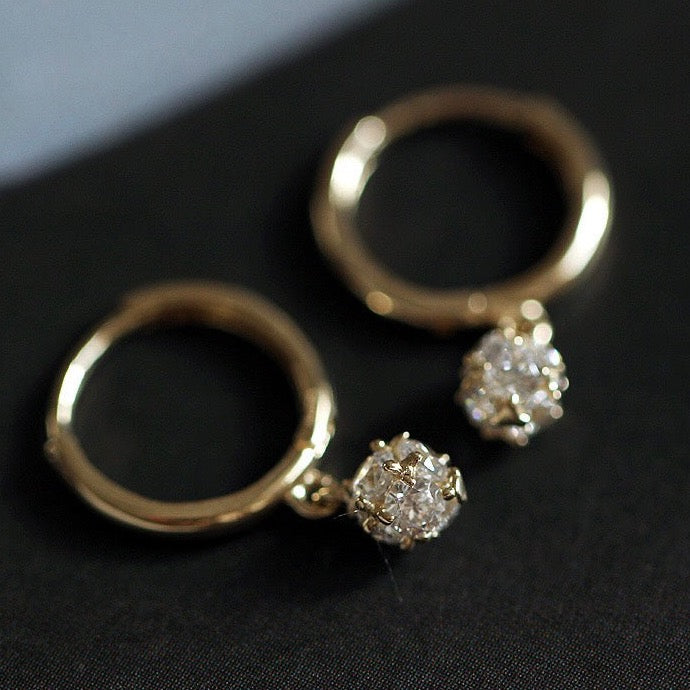 Sparkle Hoop Earrings