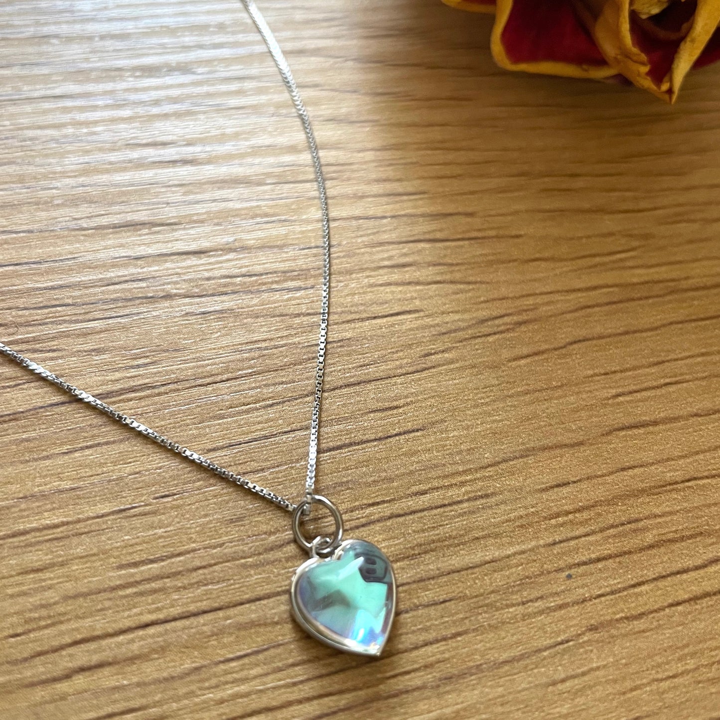 Heart Moonstone Necklace