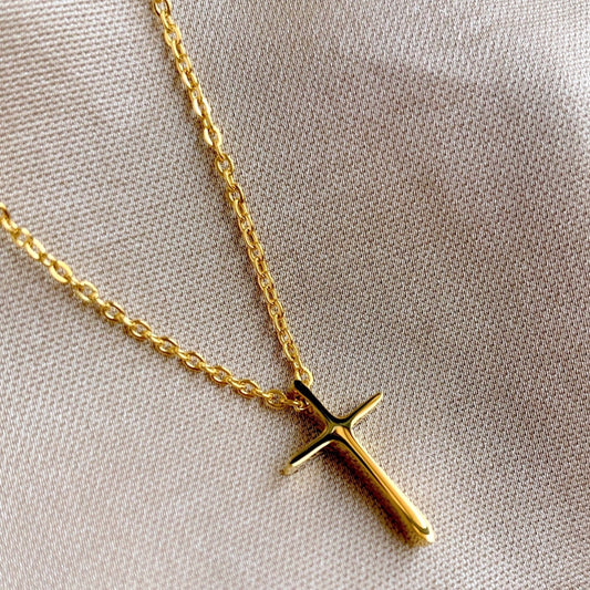 Delicate Mini Cross Necklace