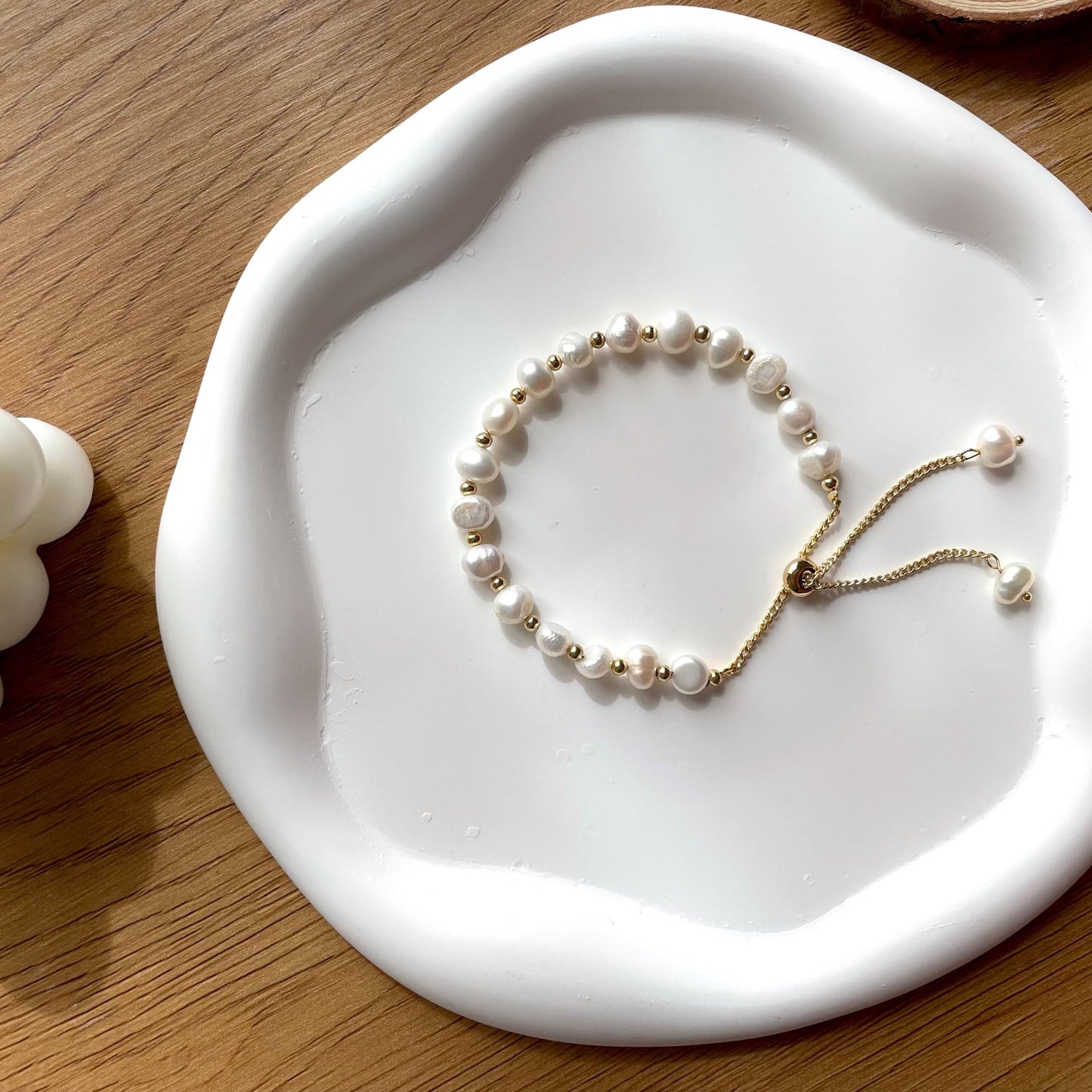 Simple Baroque Pearl Bracelet