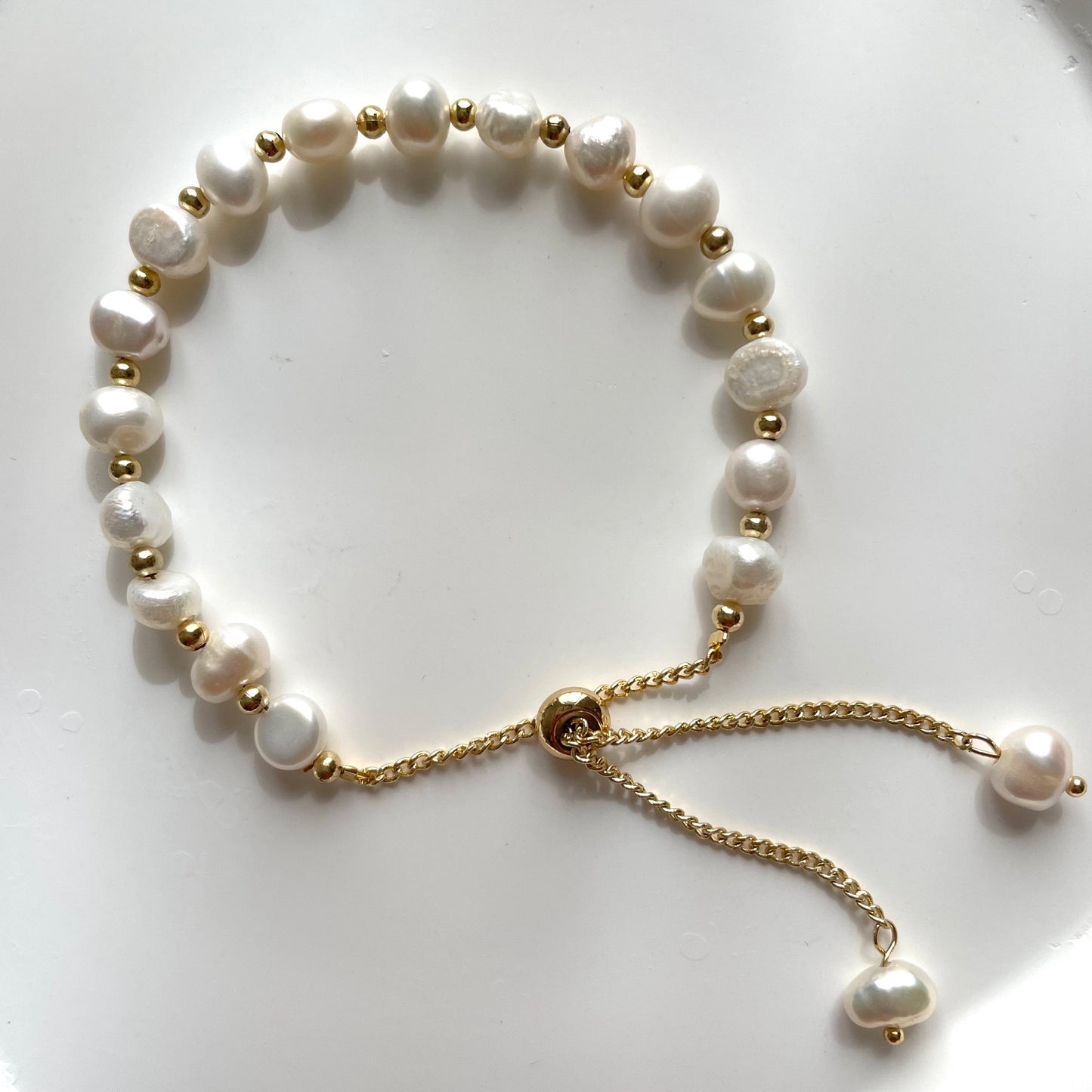 Bracelet de perles baroques simples