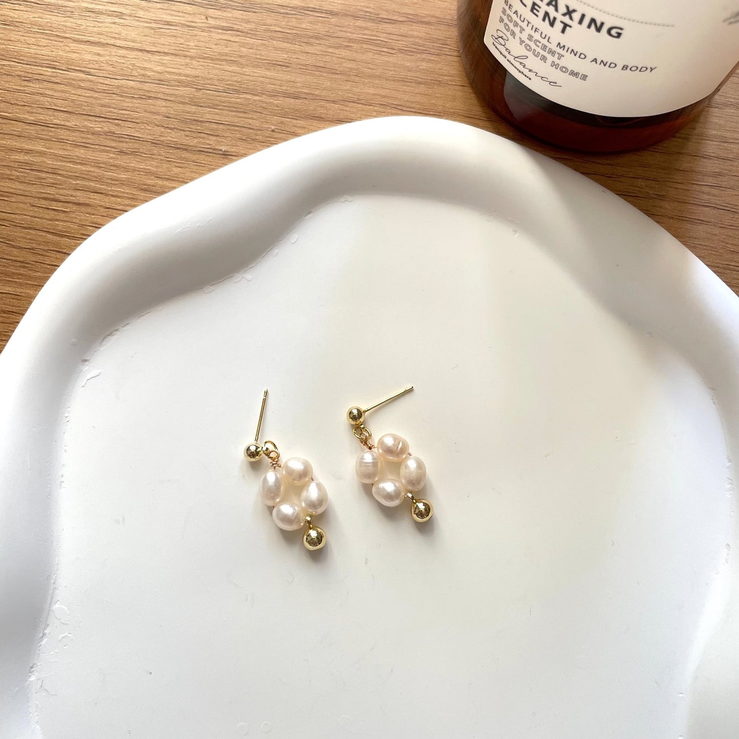 Boucles d'oreilles spéciales en perles